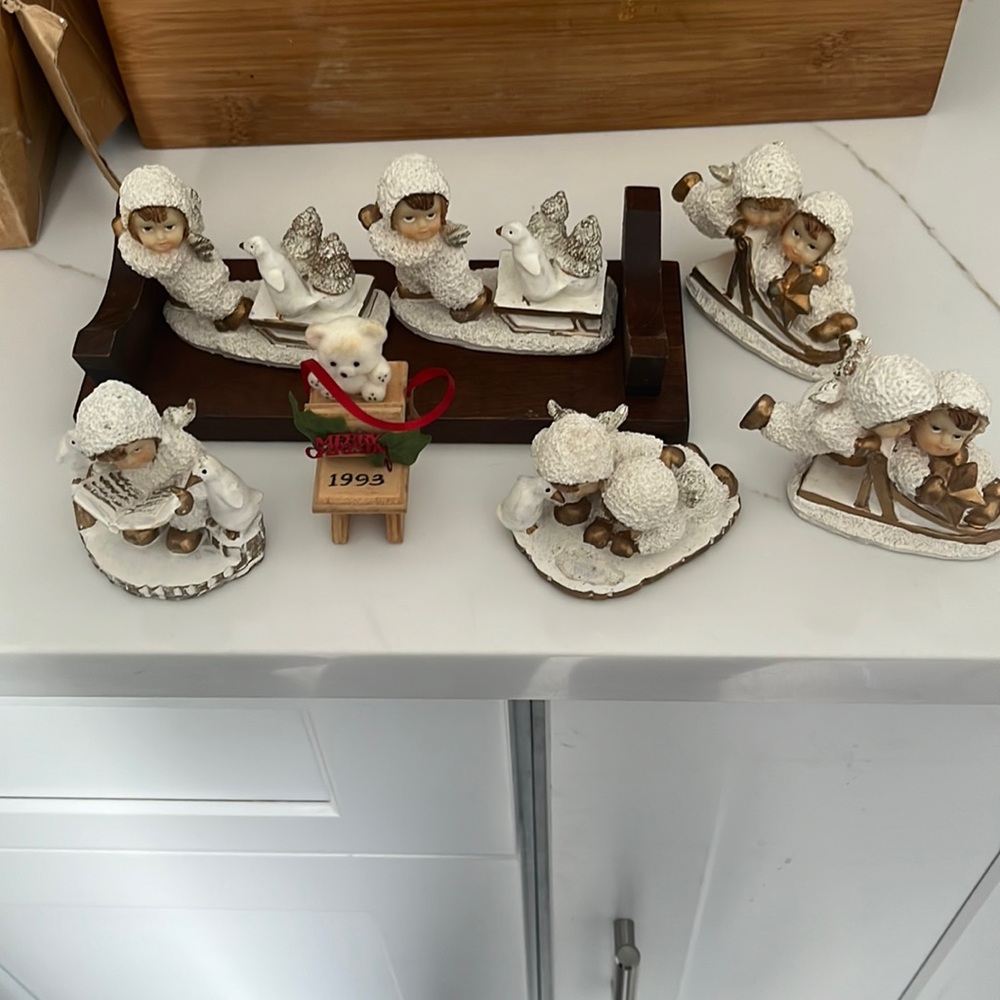 Christmas ceramic ornaments